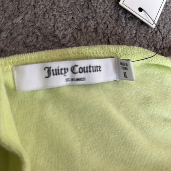 Juicy Couture Yellow Terry Cloth Dress Coverup Exclusive UO S NWT Keyhole Mini - Picture 7 of 7
